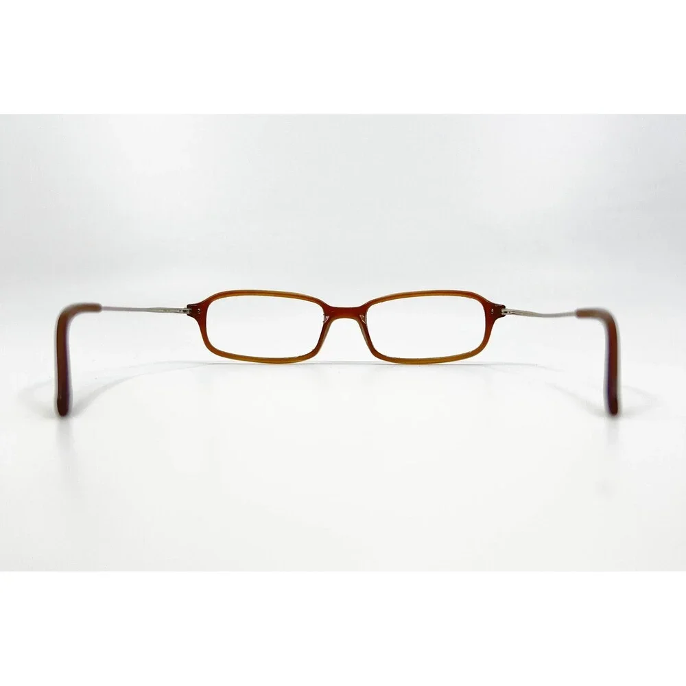 Tura Eyeglasses Women Light Brown TB306 Rectangle Metal Plastic 50-17-135